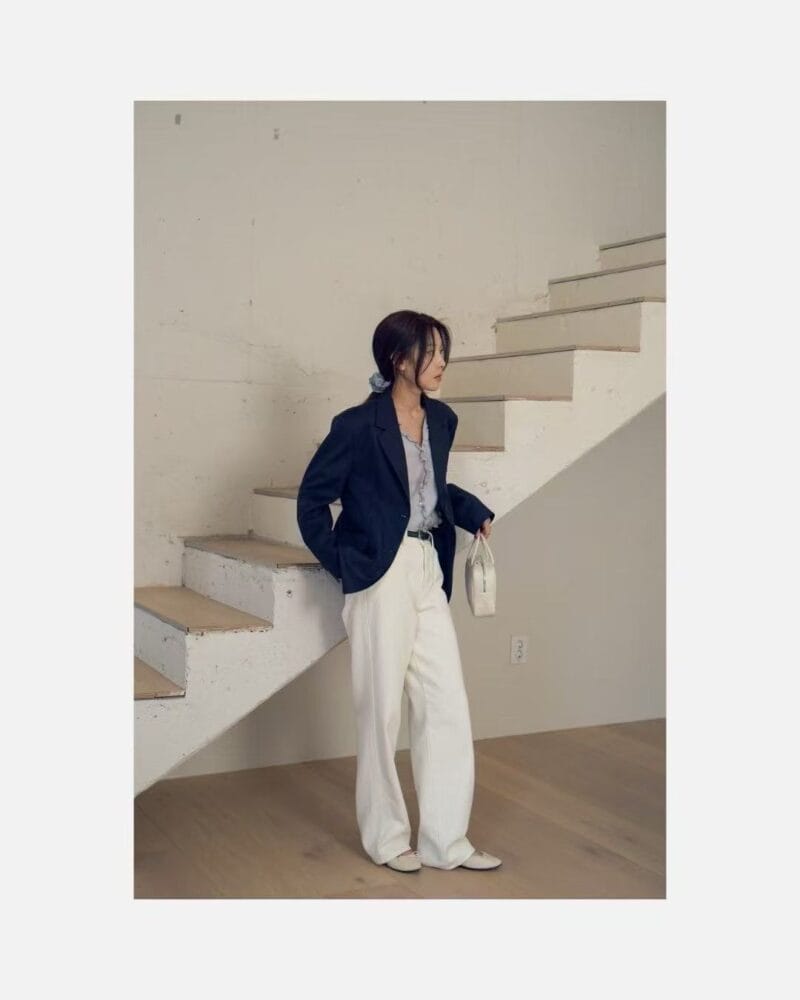 选了三个月才选出唯一一件能日常穿着又精致的法式衬衫 三色