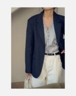 选了三个月才选出唯一一件能日常穿着又精致的法式衬衫 三色