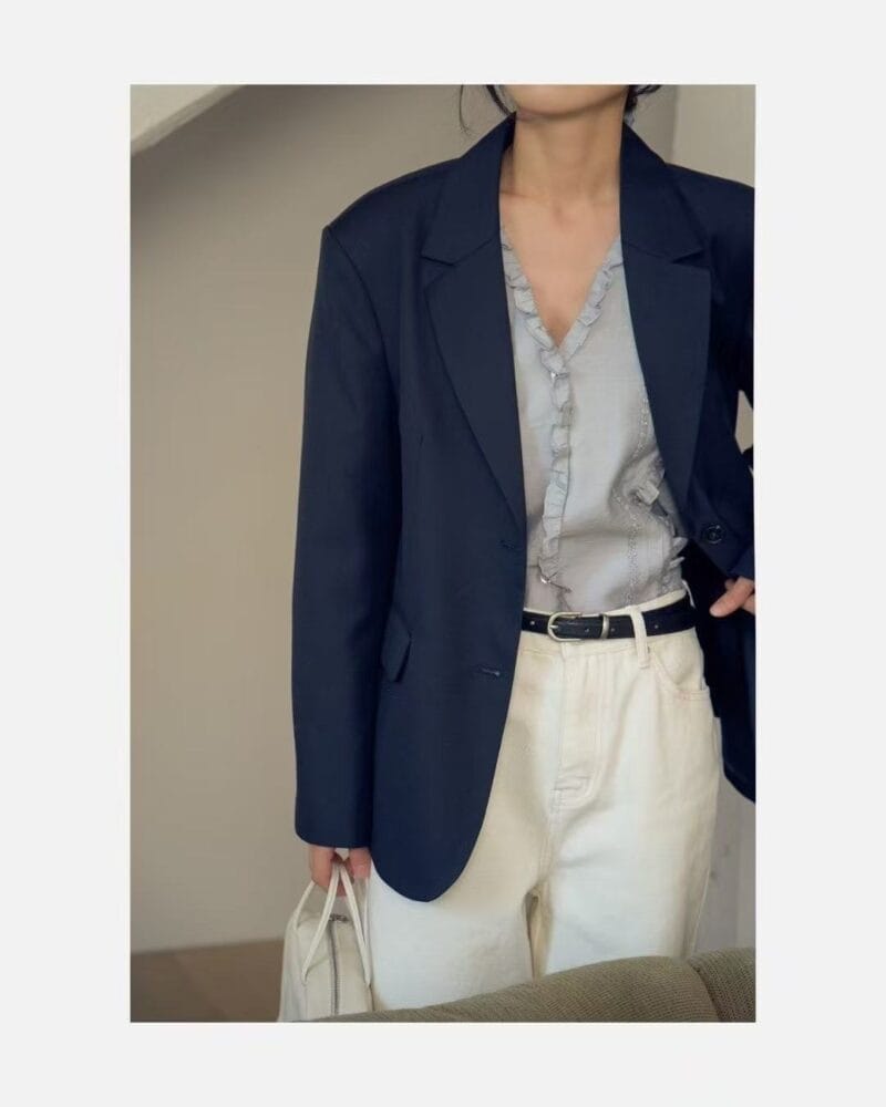 选了三个月才选出唯一一件能日常穿着又精致的法式衬衫 三色