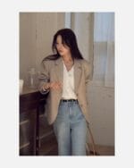 选了三个月才选出唯一一件能日常穿着又精致的法式衬衫 三色