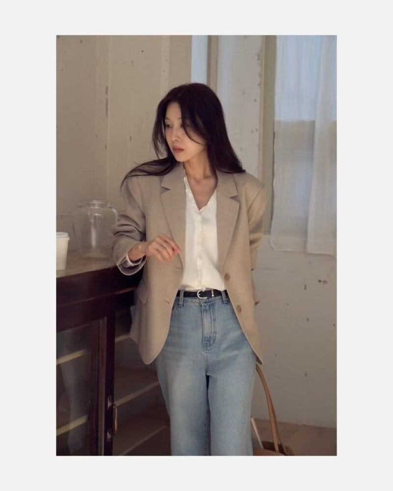 选了三个月才选出唯一一件能日常穿着又精致的法式衬衫 三色