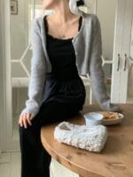 可爱俏皮的蕾丝肩带双层网纱叠穿