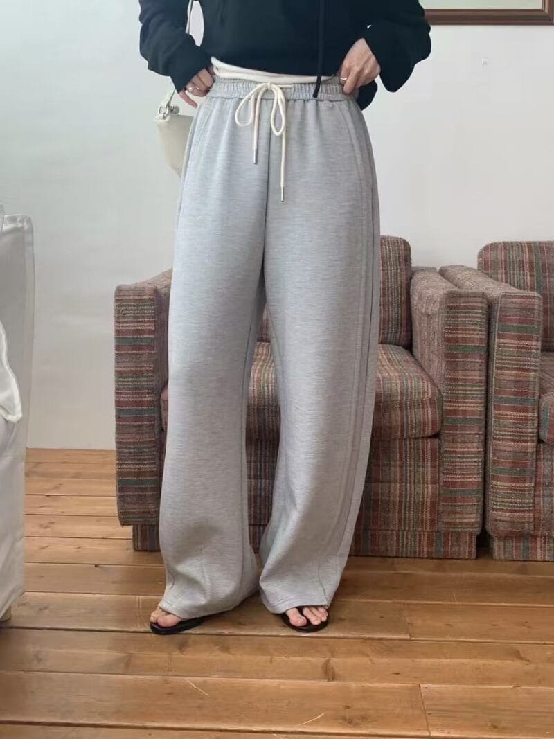 人手两条的铜氨丝卫裤 不起球不易皱还超显瘦