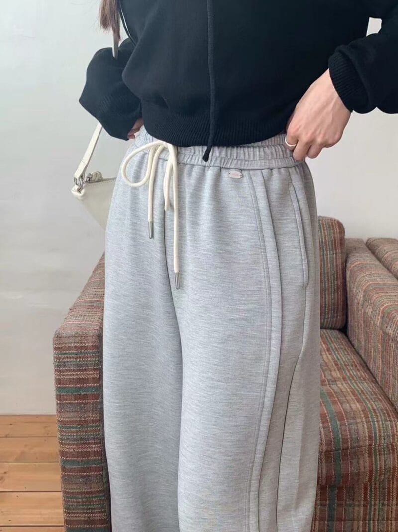 人手两条的铜氨丝卫裤 不起球不易皱还超显瘦