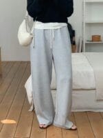 人手两条的铜氨丝卫裤 不起球不易皱还超显瘦