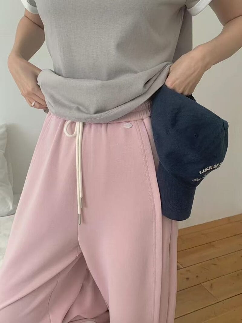 人手两条的铜氨丝卫裤 不起球不易皱还超显瘦