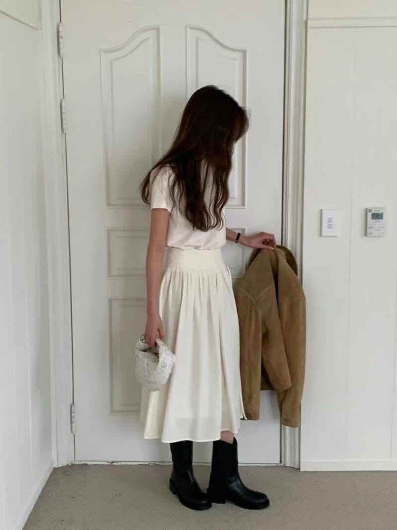 这几年唯一让我超级满意的白色半裙 太美太仙了