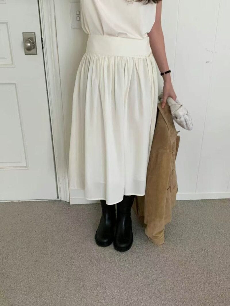 这几年唯一让我超级满意的白色半裙 太美太仙了