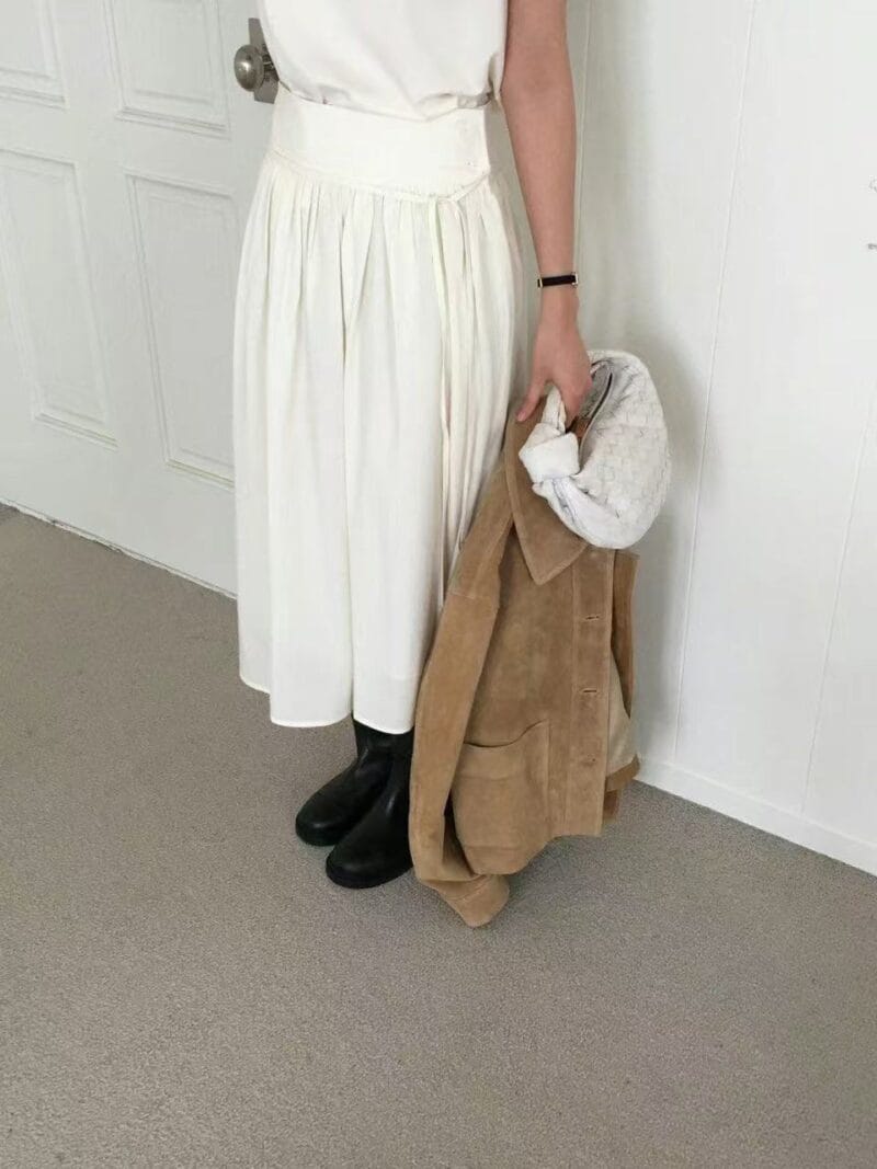 这几年唯一让我超级满意的白色半裙 太美太仙了