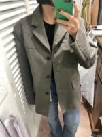 复古的麂皮绒外套夹克 别具一格但又百搭