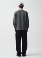 CLASSIC LOGO DYEING SWEATSHIRT CHARCOAL