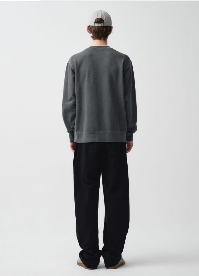 CLASSIC LOGO DYEING SWEATSHIRT CHARCOAL