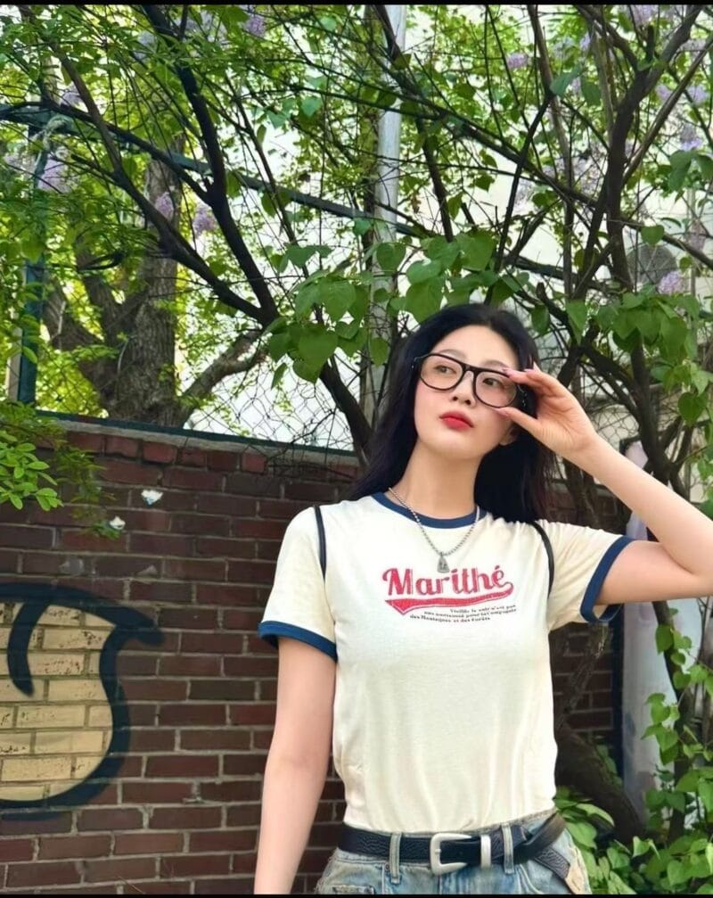 大爆款W VINTAGE BASEBALL RINGER TEE ivory 超多明星idol同款