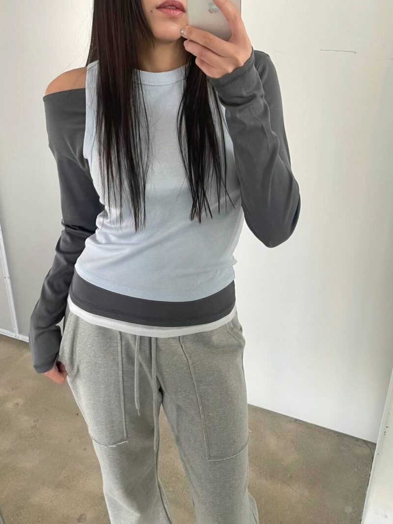 ins网红爆款 韩女真两件套氛围感超级百搭 两色