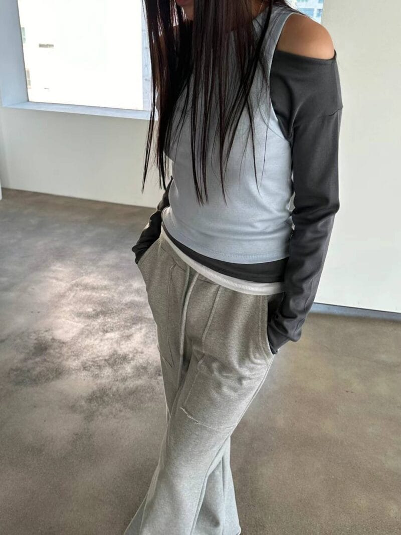 ins网红爆款 韩女真两件套氛围感超级百搭 两色