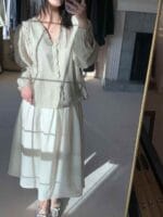 选了三个月才选出唯一一件能日常穿着又精致的法式衬衫 三色