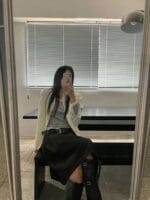 盐系ins清冷风 酷姐必备的条纹按压钮扣衬衫 两色