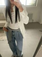 盐系ins清冷风 酷姐必备的条纹按压钮扣衬衫 两色