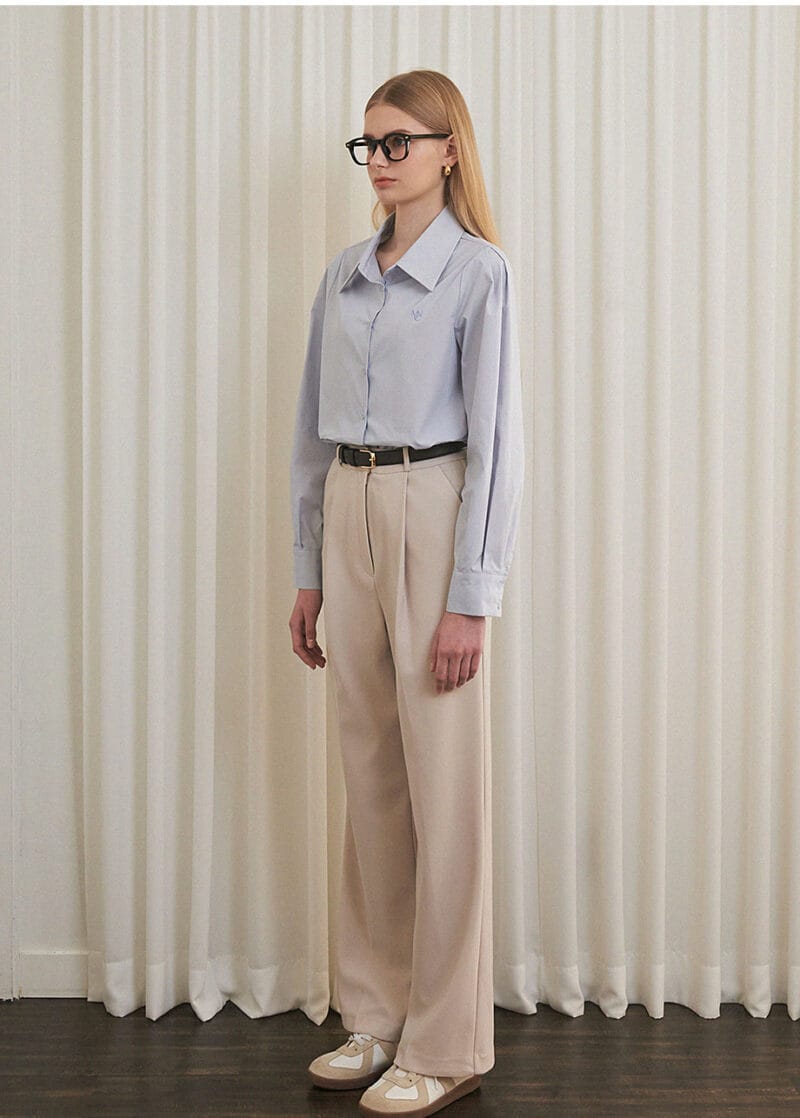 MICANE Serendipity Puff Logo Blouse