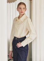 MICANE Serendipity Puff Logo Blouse