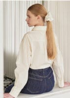 MICANE Serendipity Puff Logo Blouse