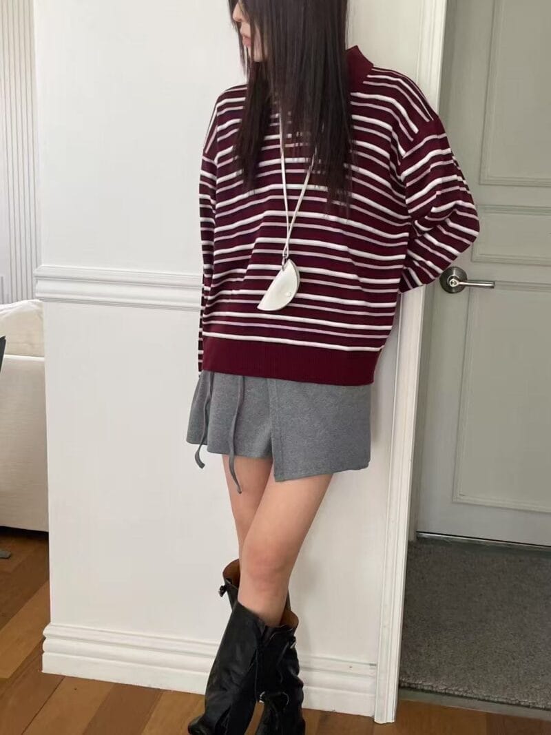 今年最流行的条纹polo 绝对不翻车 不会显老的款