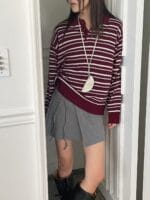 今年最流行的条纹polo 绝对不翻车 不会显老的款