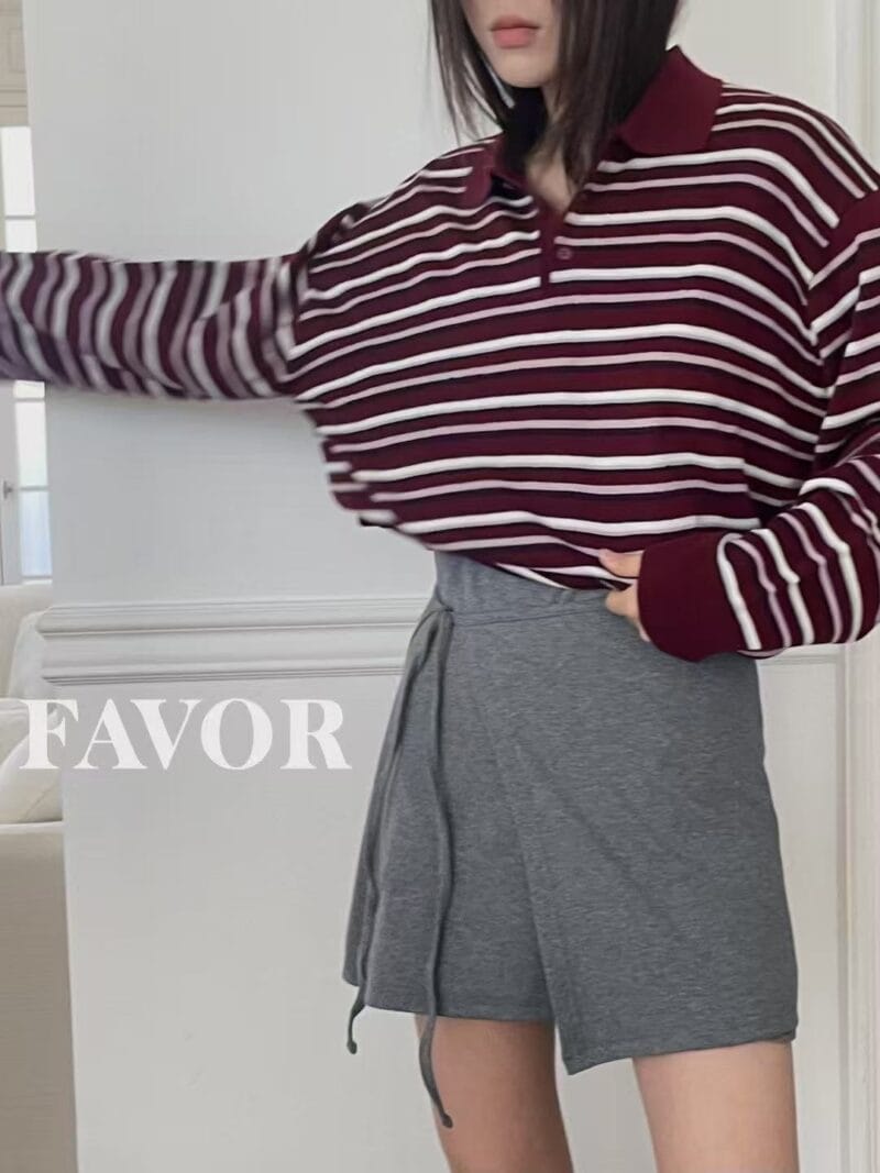 今年最流行的条纹polo 绝对不翻车 不会显老的款