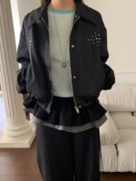 春夏必备酷酷的薄款夹克 很显高