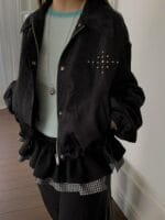 春夏必备酷酷的薄款夹克 很显高