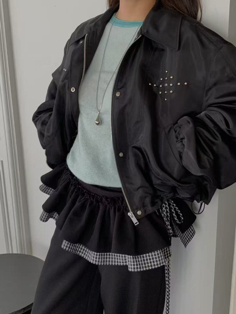 春夏必备酷酷的薄款夹克 很显高