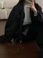 春夏必备酷酷的薄款夹克 很显高