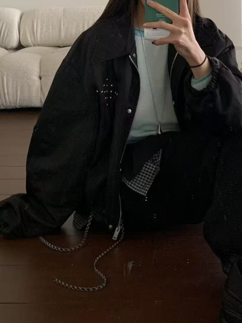 春夏必备酷酷的薄款夹克 很显高