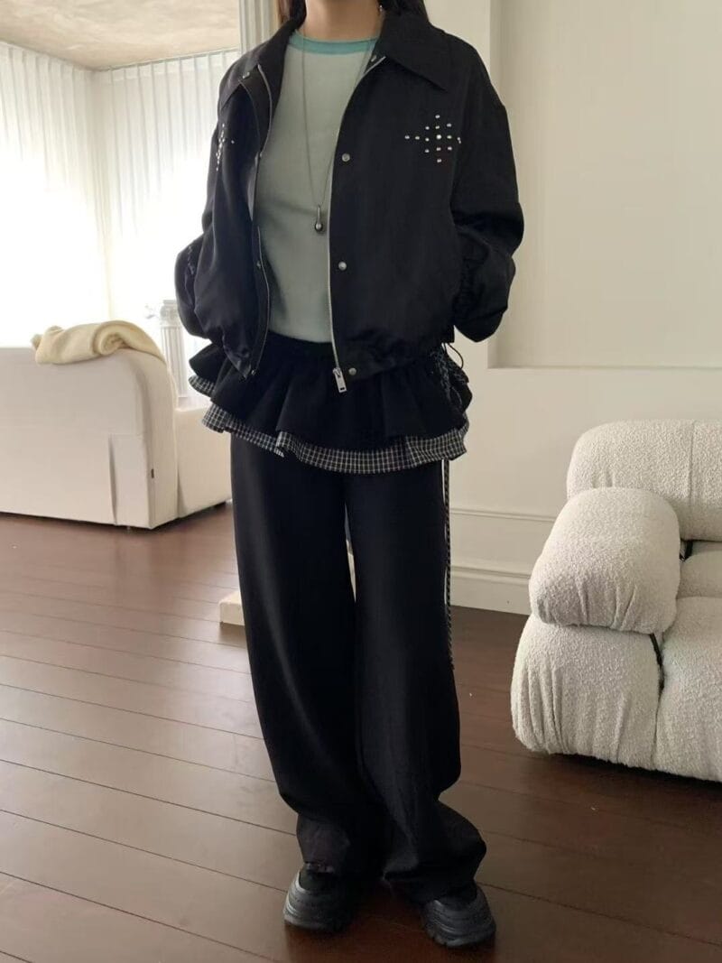 春夏必备酷酷的薄款夹克 很显高