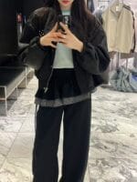 春夏必备酷酷的薄款夹克 很显高