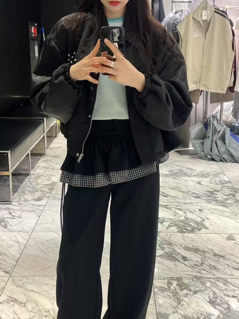 春夏必备酷酷的薄款夹克 很显高