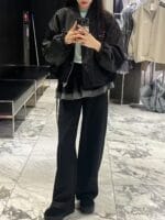 春夏必备酷酷的薄款夹克 很显高