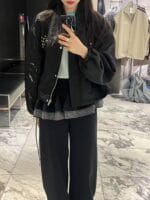 春夏必备酷酷的薄款夹克 很显高