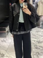 春夏必备酷酷的薄款夹克 很显高