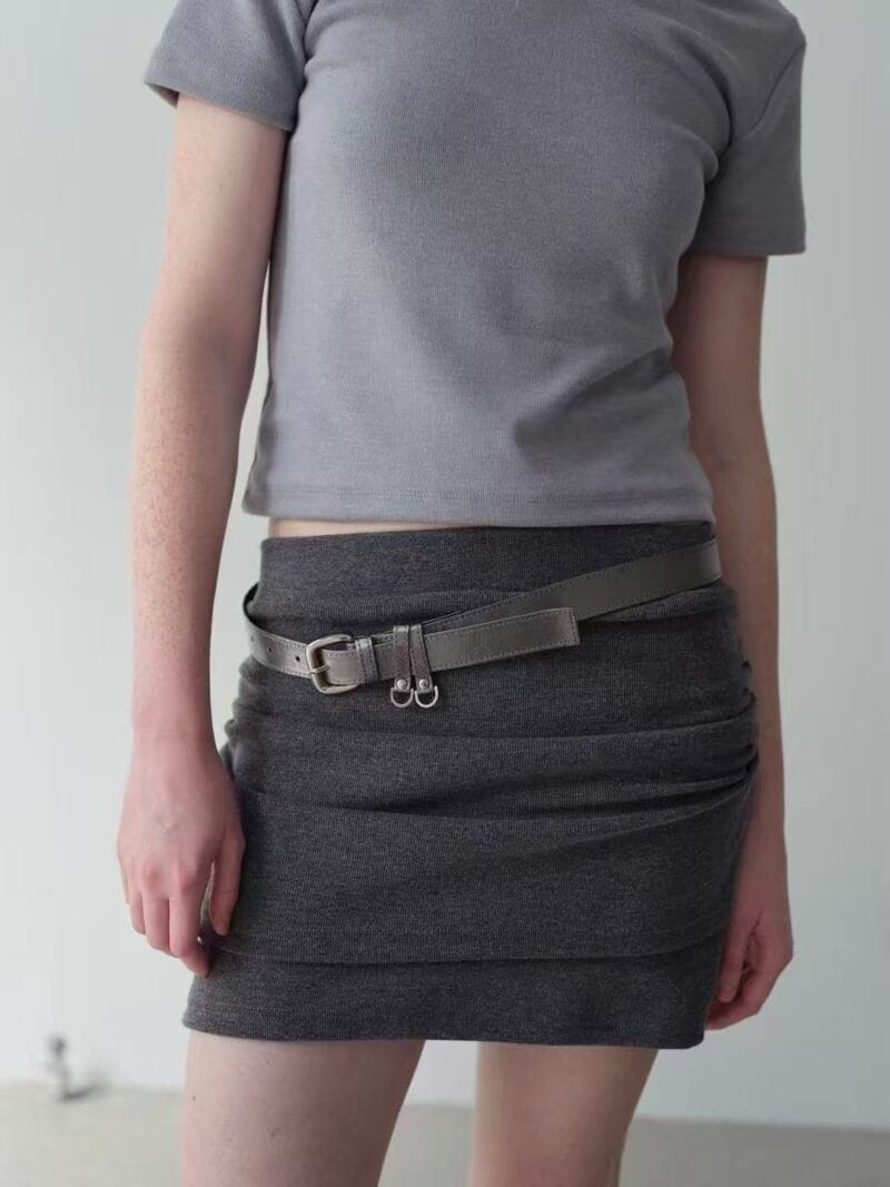 辣妹必备超短裙 完美遮住假胯宽不会显屁股肥