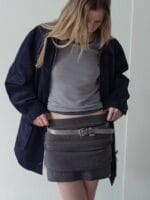 辣妹必备超短裙 完美遮住假胯宽不会显屁股肥