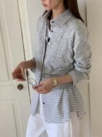 有点复古但又超百搭 泡泡棉面料不易皱