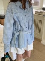 有点复古但又超百搭 泡泡棉面料不易皱