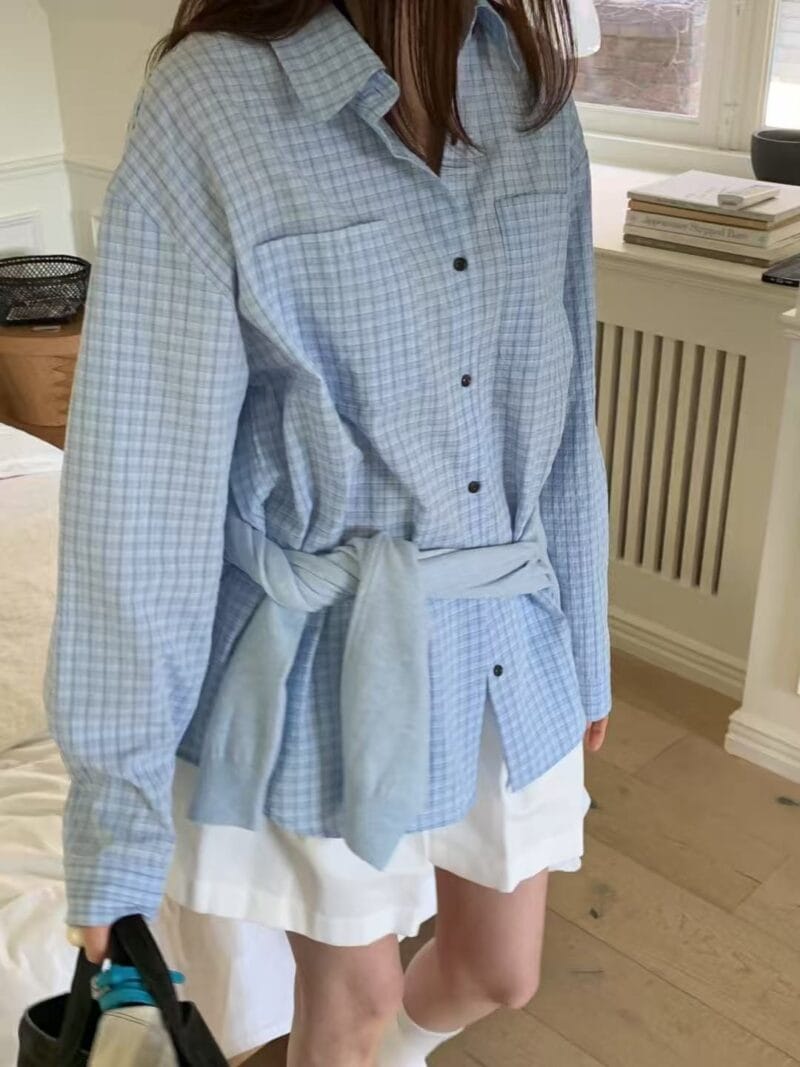 有点复古但又超百搭 泡泡棉面料不易皱