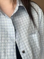 有点复古但又超百搭 泡泡棉面料不易皱