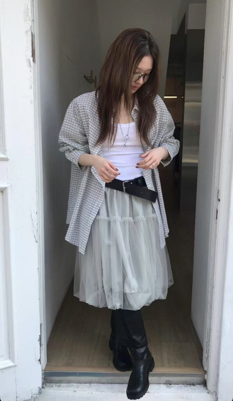 有点复古但又超百搭 泡泡棉面料不易皱