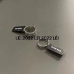 LÉI 925通体纯银重工菱格戒指