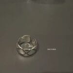 LÉI 925通体纯银重工菱格戒指