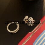 LÉI 925通体纯银重工 双层纽结戒指