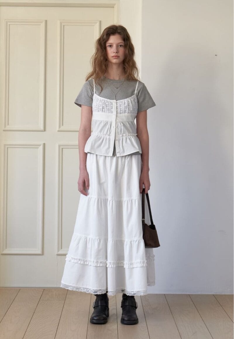 Among A PURE CANCAN SHIRT_WHITE